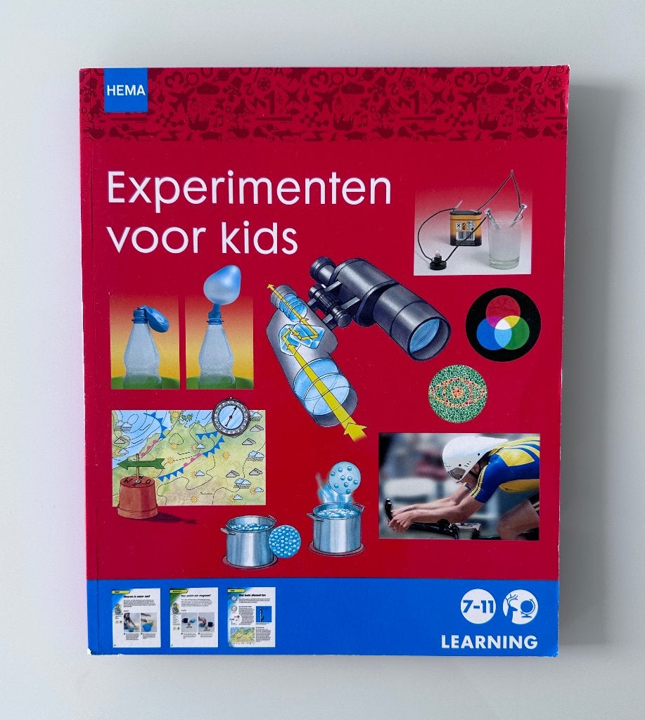 Hema Experimenten voor kids - Wetenschapsboek, Ophalen, Zo goed als nieuw, Hema, Non-fictie