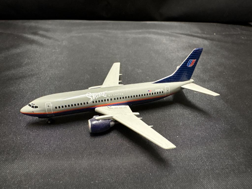 United Airlines Boeing 737 Modelvliegtuig - 1:400 GeminiJets, Ophalen of Verzenden, Zo goed als nieuw, Schaalmodel