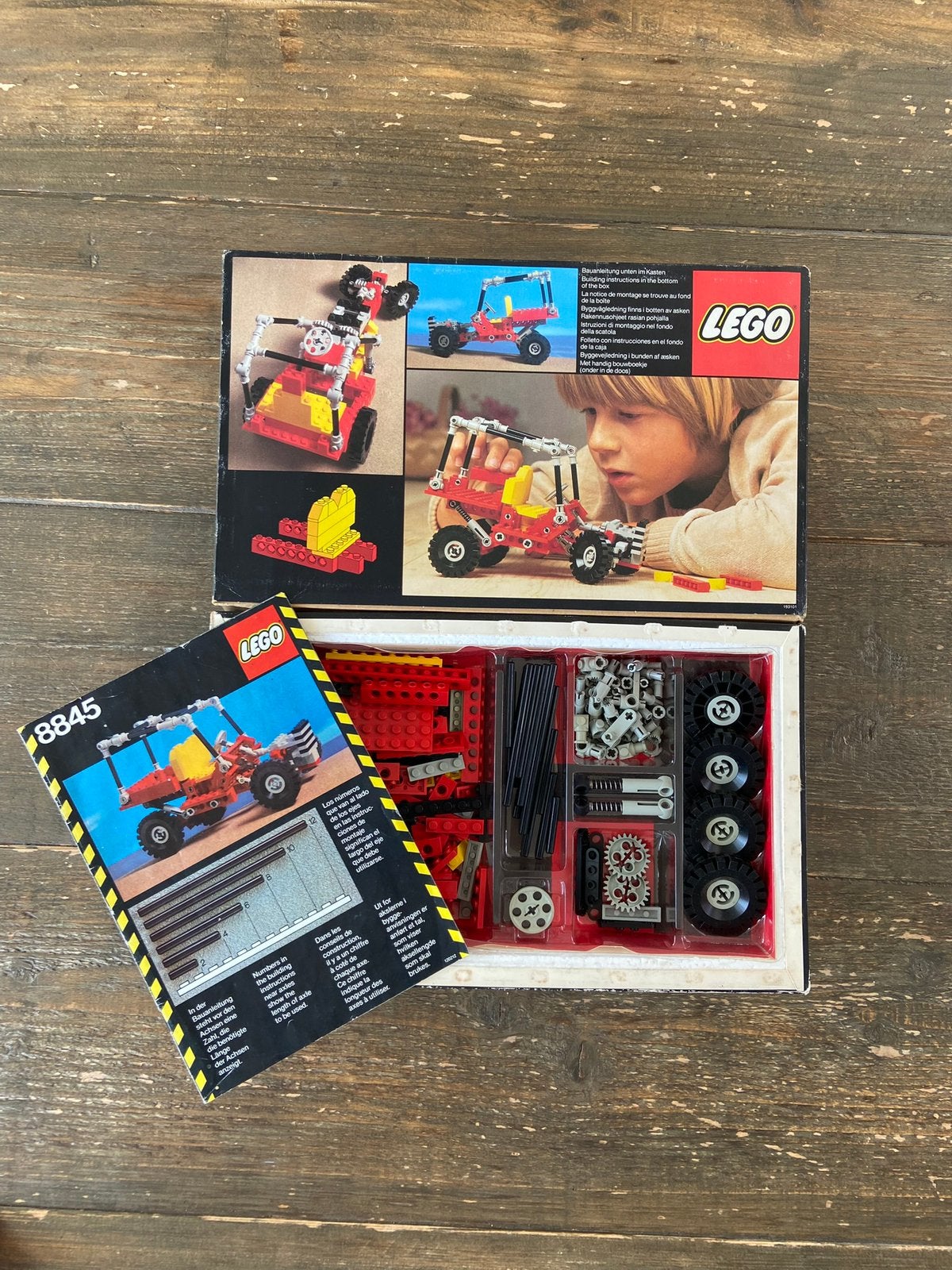 Vintage LEGO Technic 8845 Dune Buggy 1981 compleet!, Inclusief instructies, Gebruikt, Verzenden, Lego