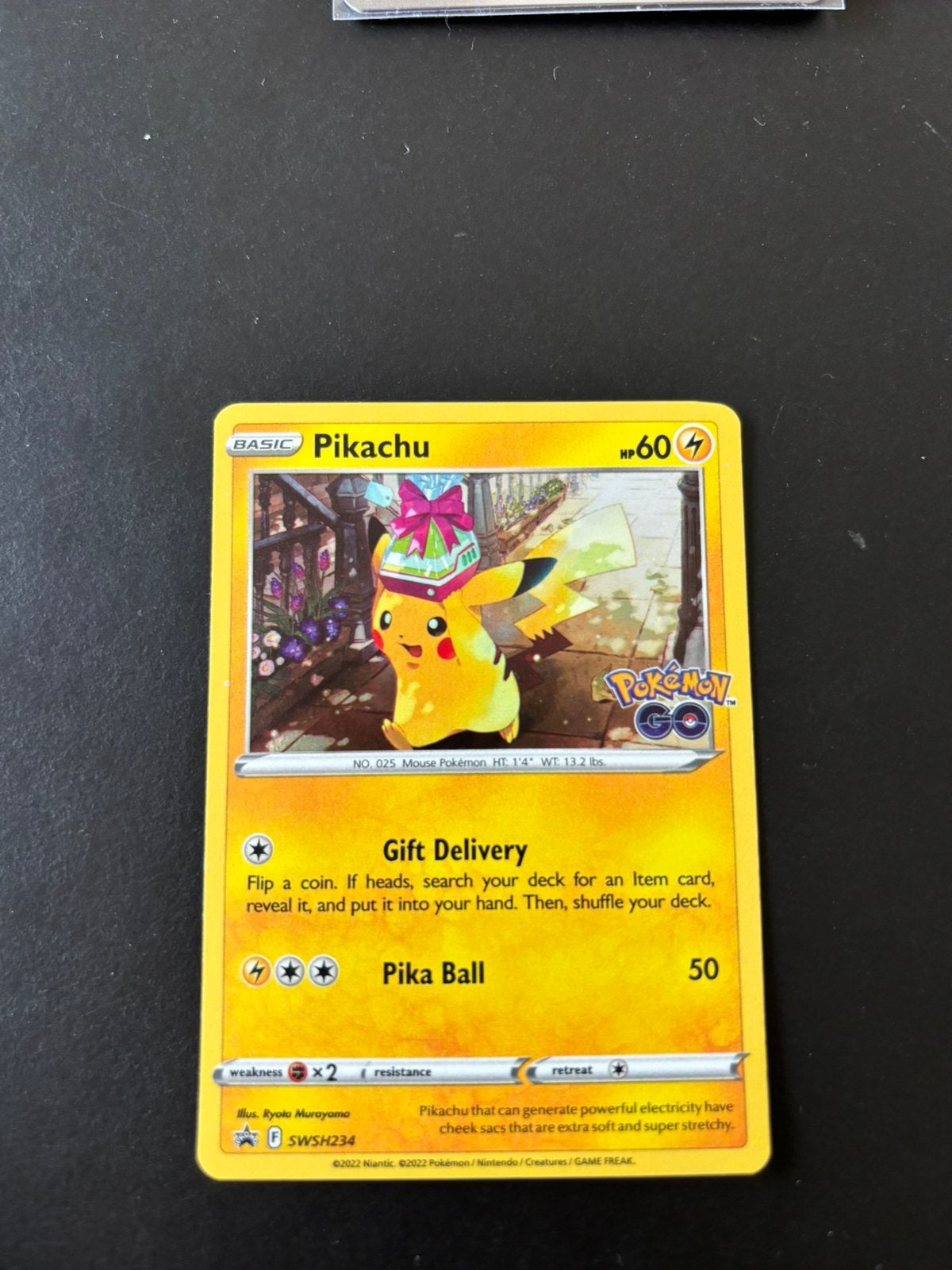 Pikachu SWSH234 Black Star Promo, Verzenden, Zo goed als nieuw