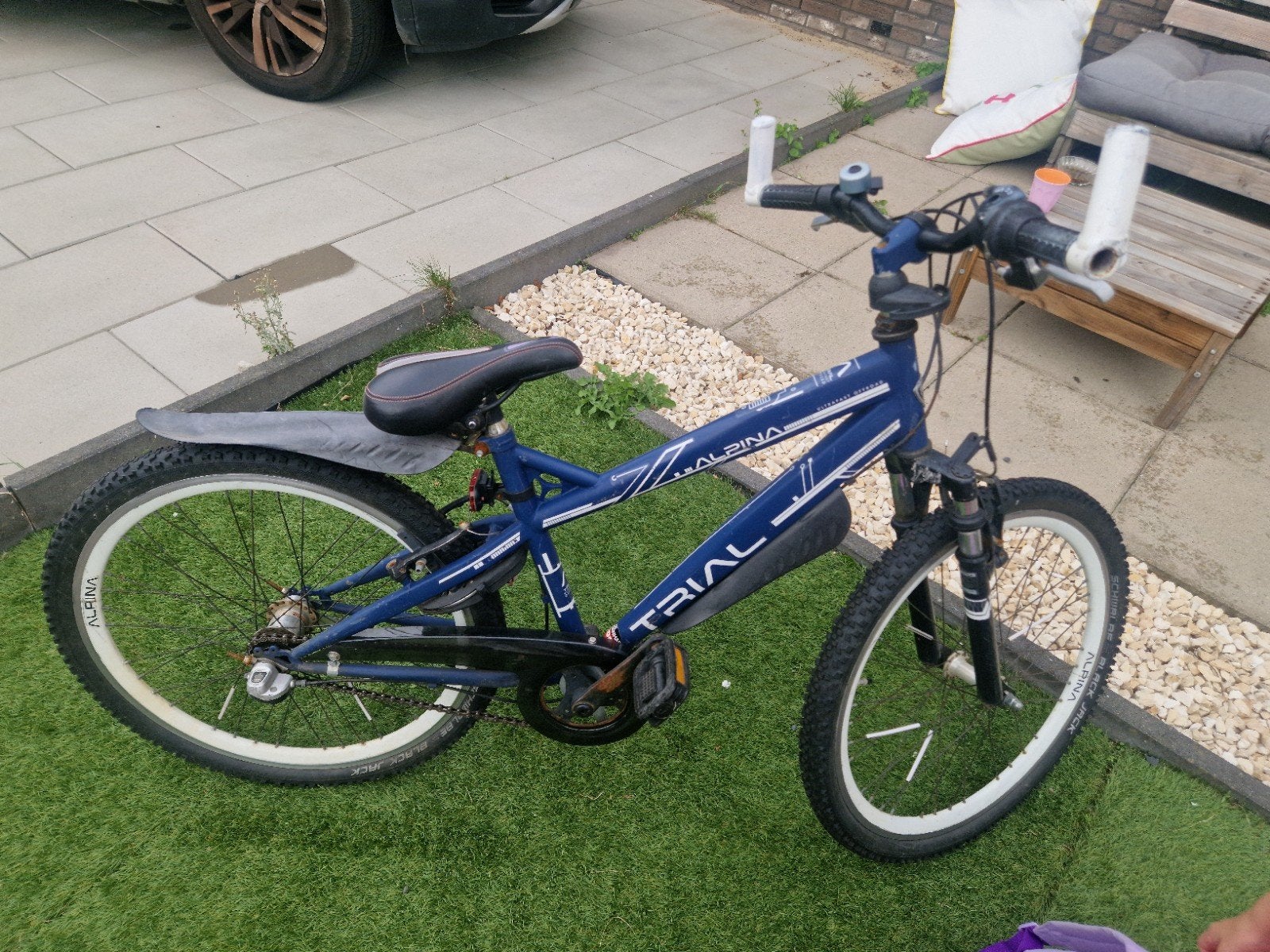 Jongensfiets 8-9-10 jaar, Ophalen, Gebruikt, Staal, 24 inch of meer