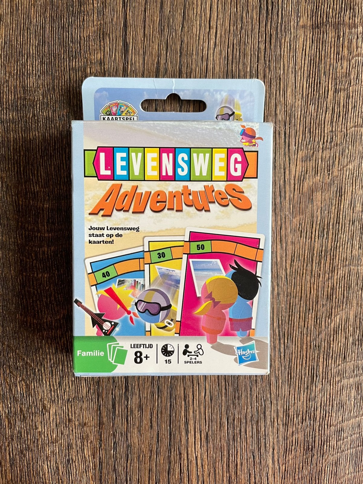 Levensweg Adventures (ongespeeld), Een of twee spelers, Ophalen of Verzenden, Zo goed als nieuw, Hasbro