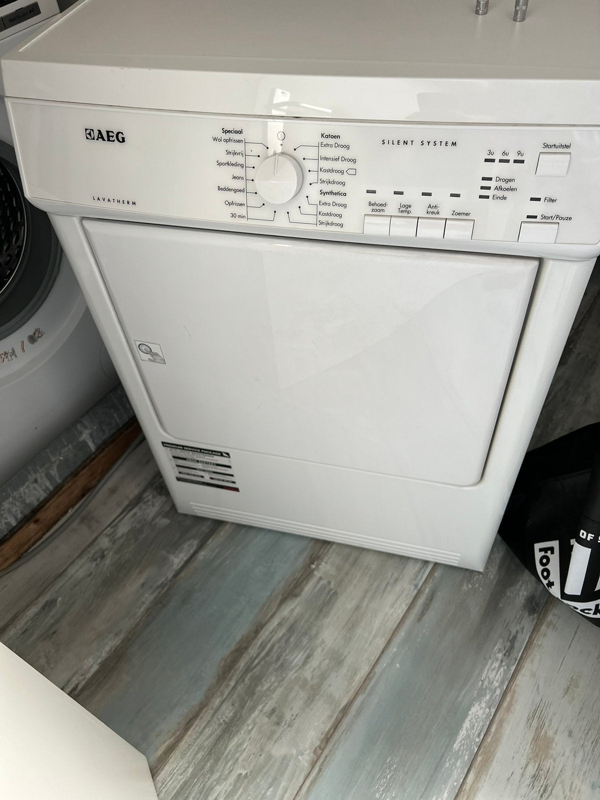Aeg droger, Ophalen, Anti-kreukfase, Luchtafvoer, 8 tot 10 kg