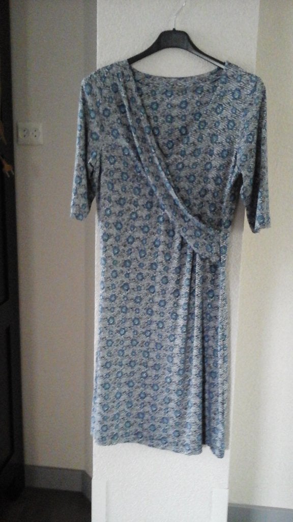 Sandwich jurk.   Maat  S, Maat 38/40 (M), Blauw, Ophalen of Verzenden, Zo goed als nieuw