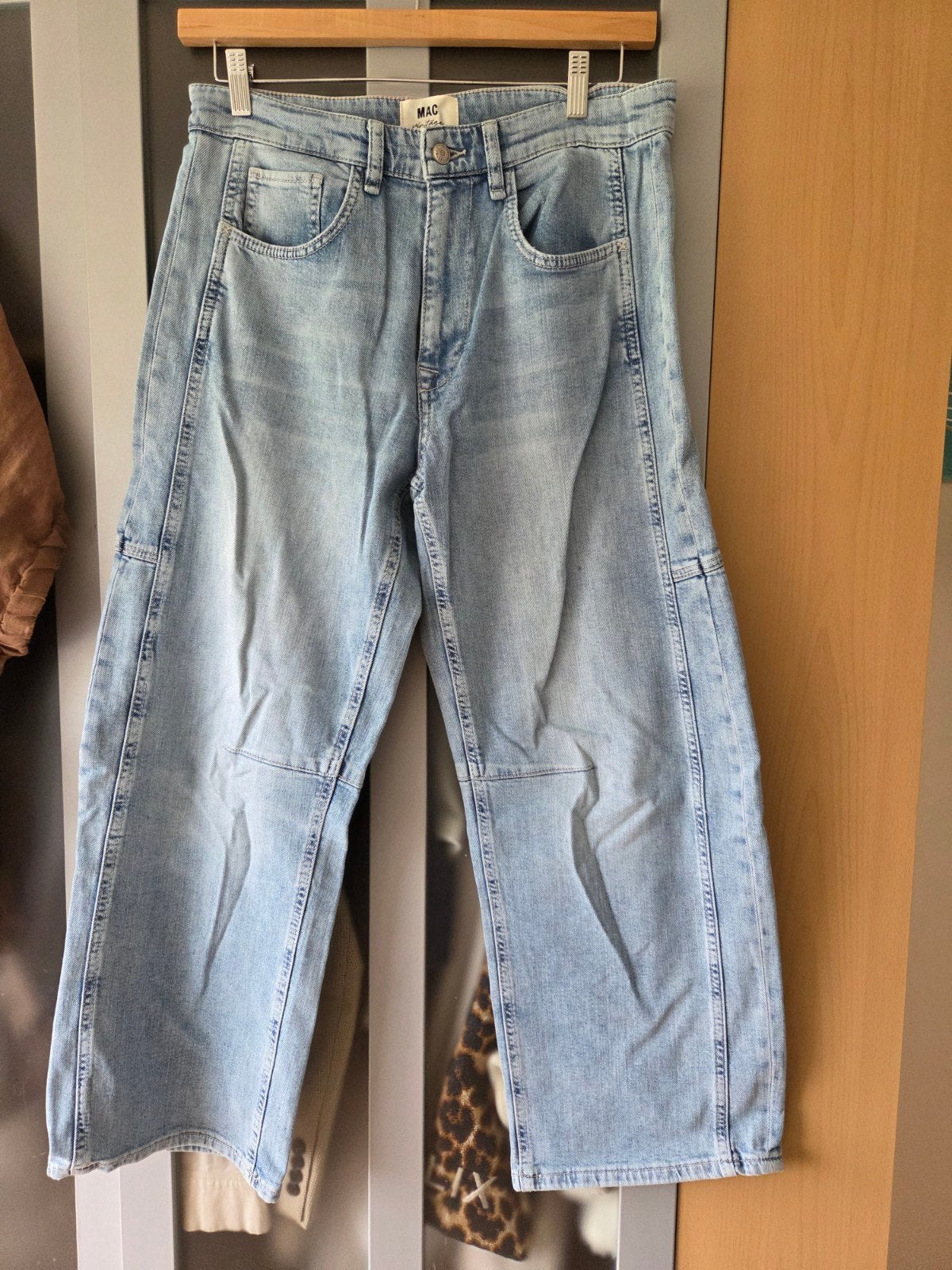Mac jeans barrel ohio maat 40 1x gedragen, Blauw, MAC, Ophalen of Verzenden, Zo goed als nieuw
