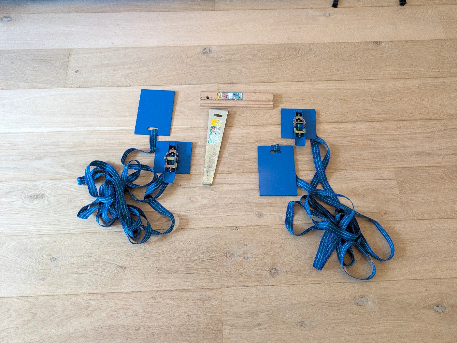 Spanbanden, Aanslagijzer, Slagblok voor parket, Ophalen, Nieuw