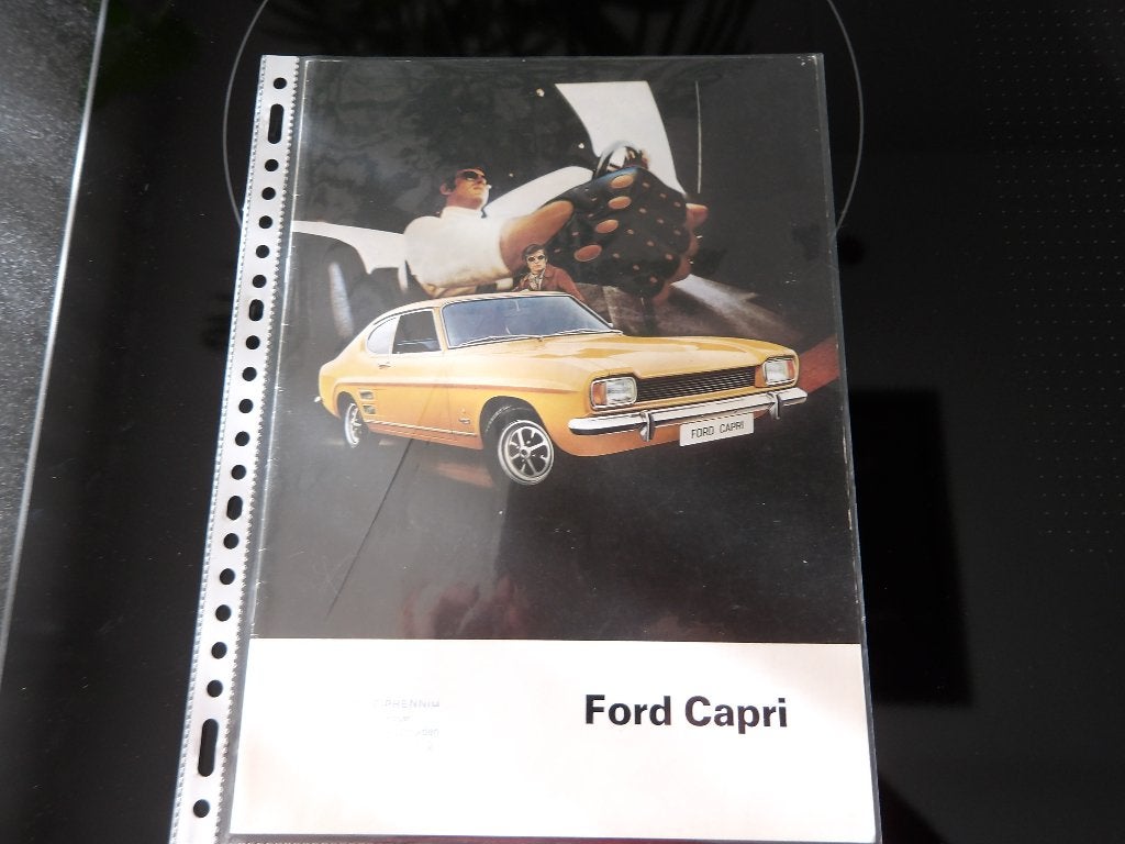 Ford Capri Brochure/Folder - Zo goed als nieuw, Ford, Ophalen of Verzenden, Zo goed als nieuw, Ford Motor Company