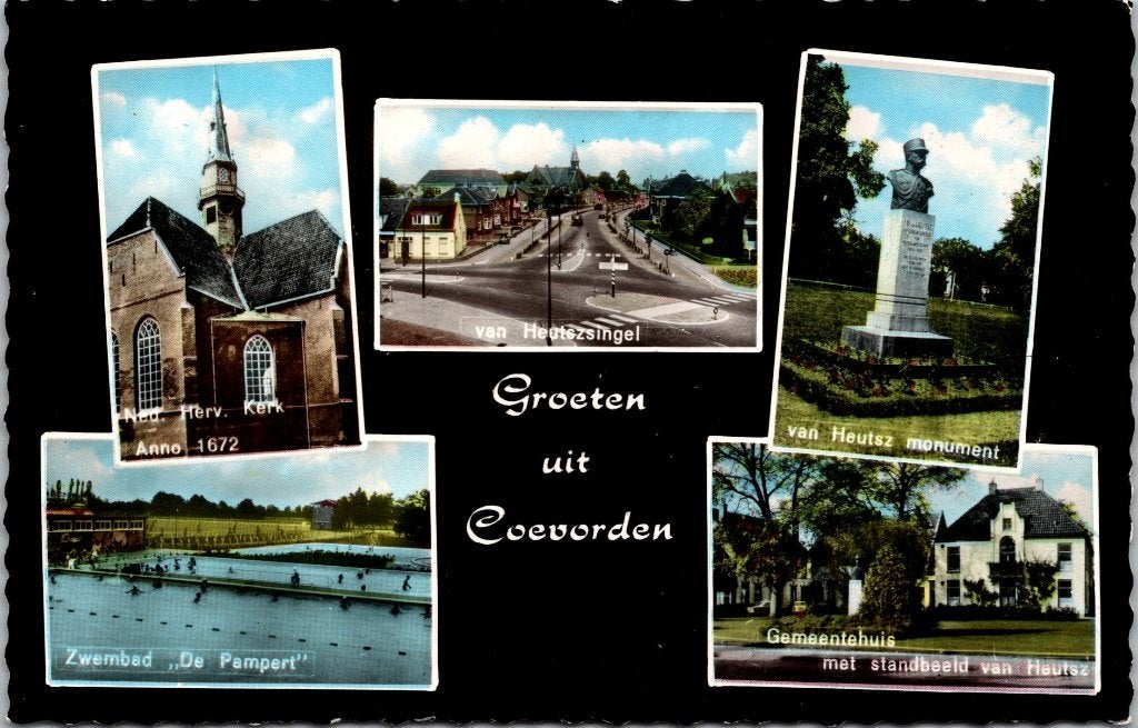 Coevorden - 9 ansichtkaarten, Verzamelen, Verzenden, 1960 tot 1980, Gelopen, Drenthe