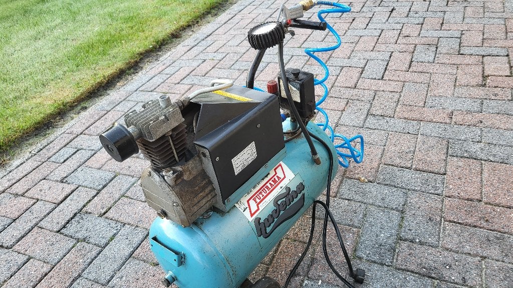 Compressor, Doe-het-zelf en Verbouw, Ophalen, Gebruikt, 6 tot 10 bar, Minder dan 200 liter/min