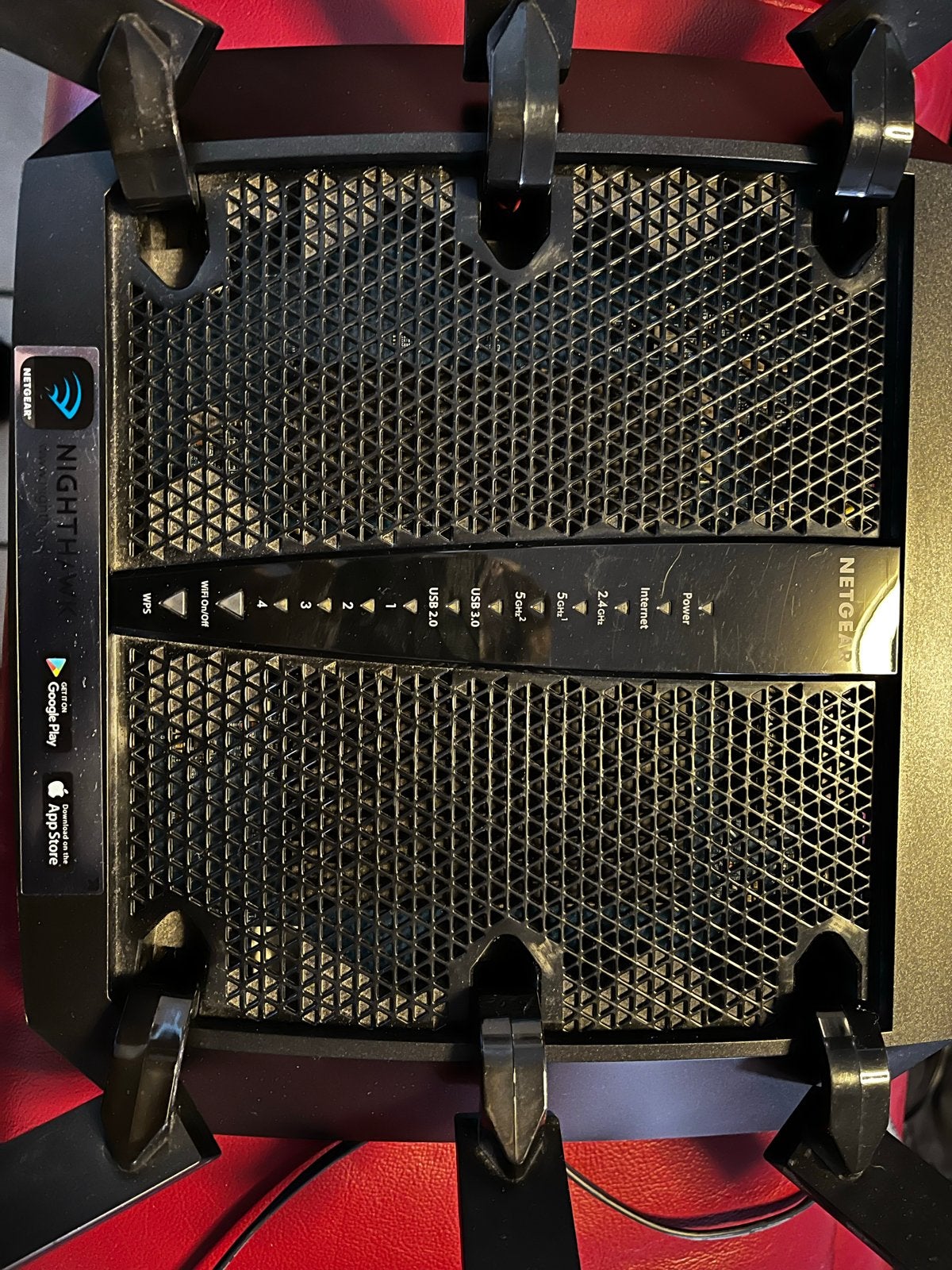 Netgear Nighthawk X6 AC3200 R8000 Tri-Band WiFi Router. Teab, Ophalen, Gebruikt, Router