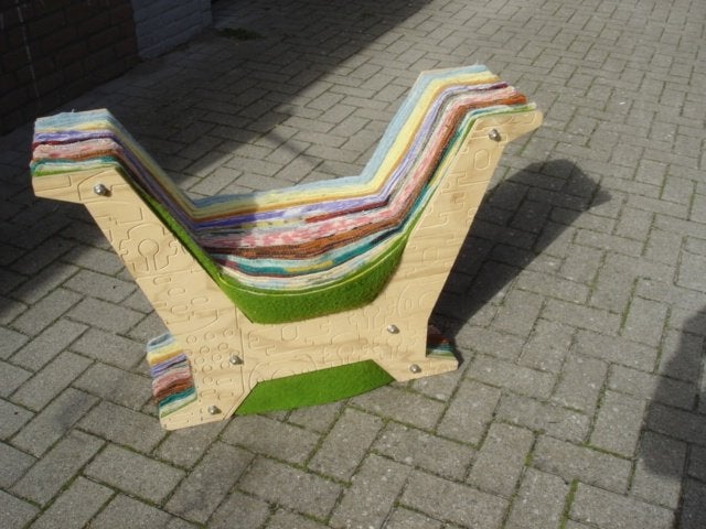 Design Dagobert stoel / kruk [ uniek en duurzaam ], Ophalen, Overige kleuren, Nieuw, Stof