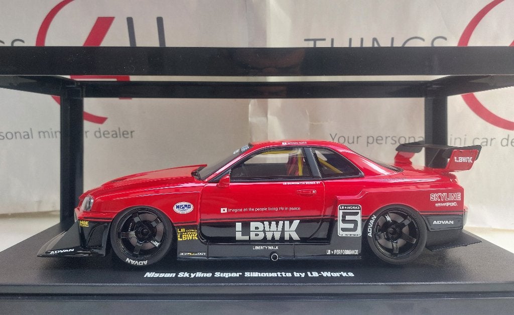 GT Spirit 1:18 Nissan Skyline R34 GT-R LB Super Silhouette, Ophalen of Verzenden, Nieuw, Auto, Overige merken