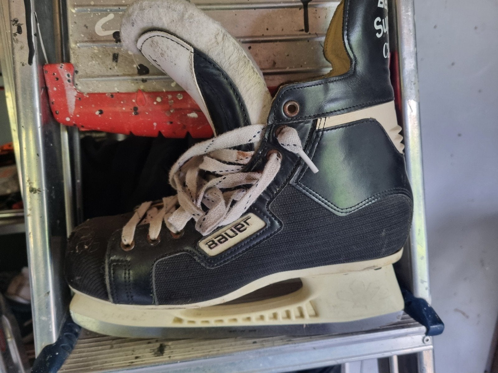 Bauer Supreme Classic ijshockeyschaatsen, Ophalen, Gebruikt, Bauer, IJshockeyschaatsen