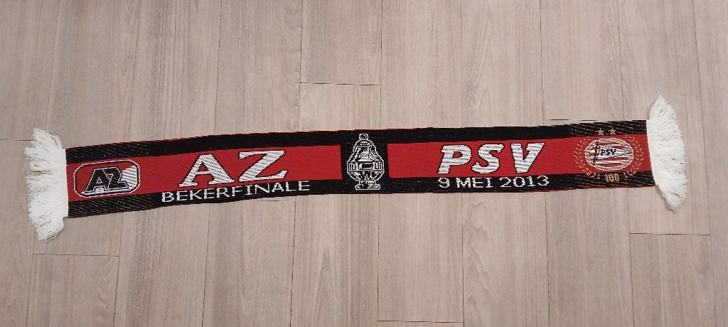 AZ vs PSV, Verzamelen, Sportartikelen en Voetbal, Ophalen of Verzenden, Zo goed als nieuw, AZ, Vaantje of Sjaal