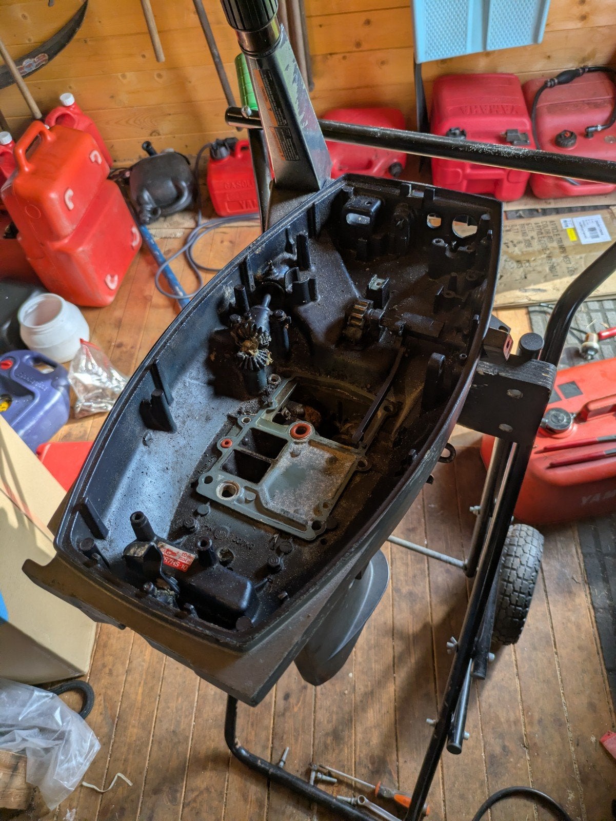 Yamaha 15 pk 2-takt buitenboordmotor midsectie langstaart, Watersport en Boten, Ophalen