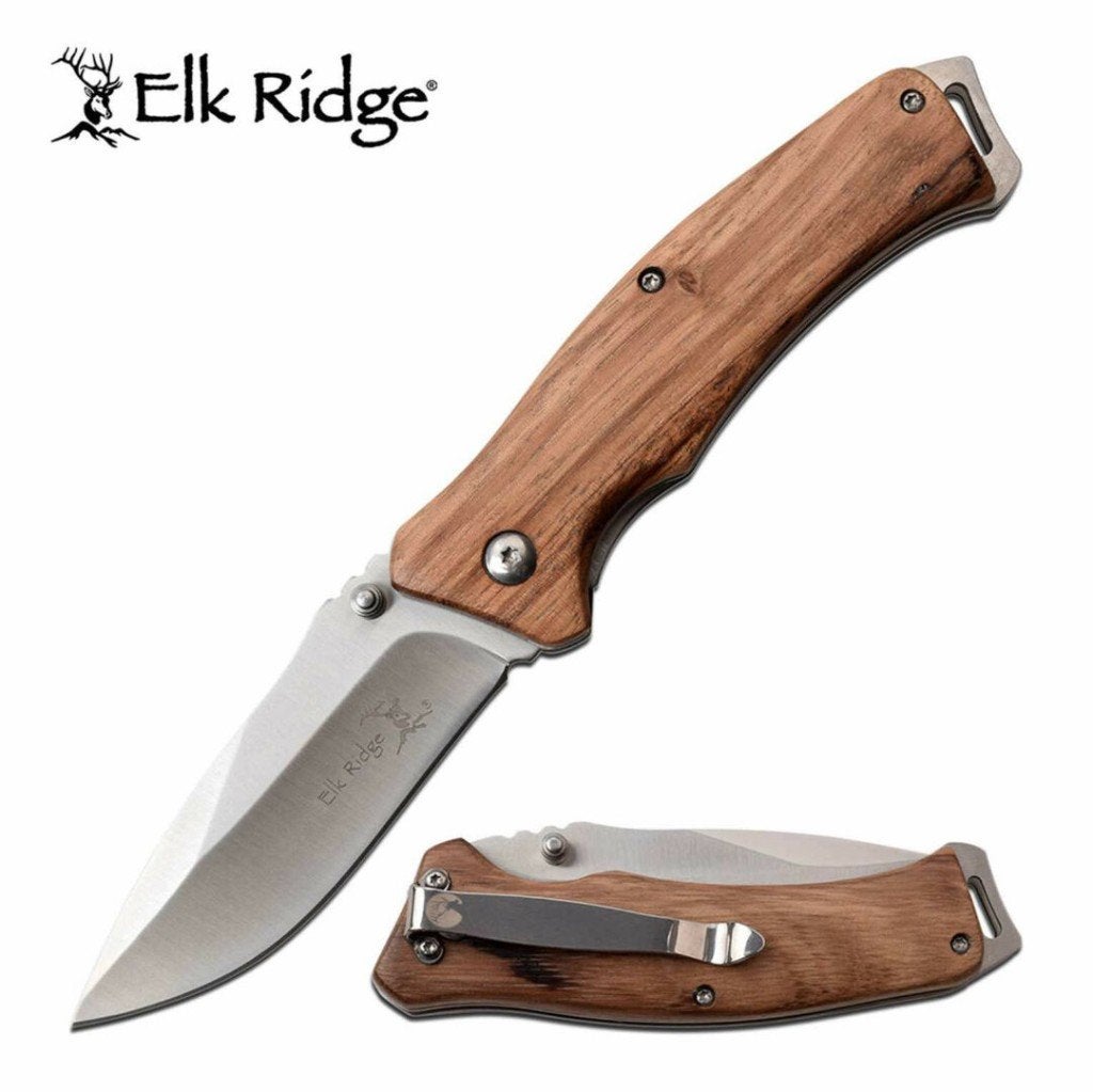 Elk Ridge | Brown Hunter | Zakmes - EDC, TargetShop.nl, Verzenden, Nieuw, Elk Ridge