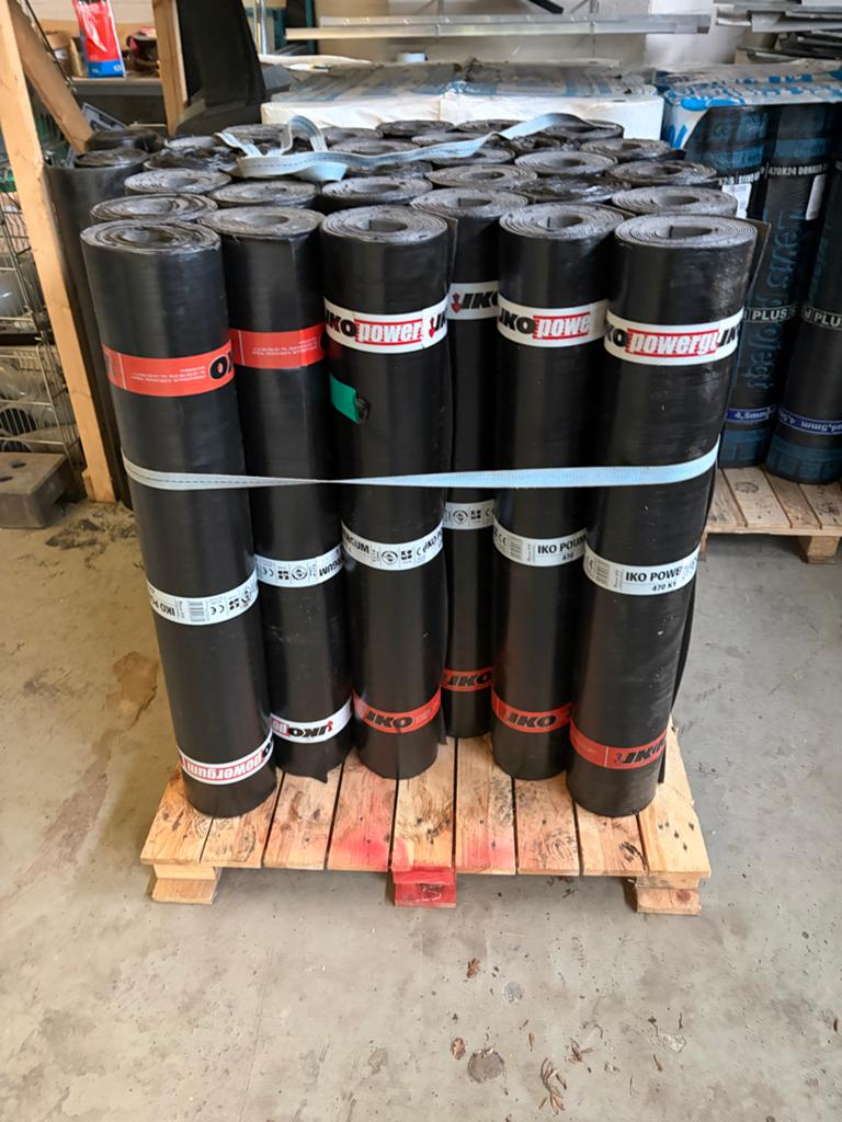 IKO Powergum Dakbedekking - Bitumen Rollen, Overige materialen, Zwart, Nieuw, Ophalen of Verzenden
