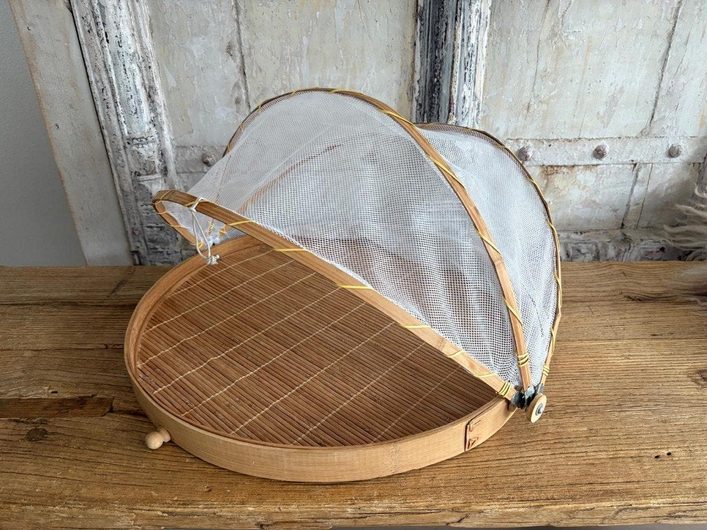 XL foodcover uit Bali - vliegenbeschermer - 50cm!, Ophalen of Verzenden