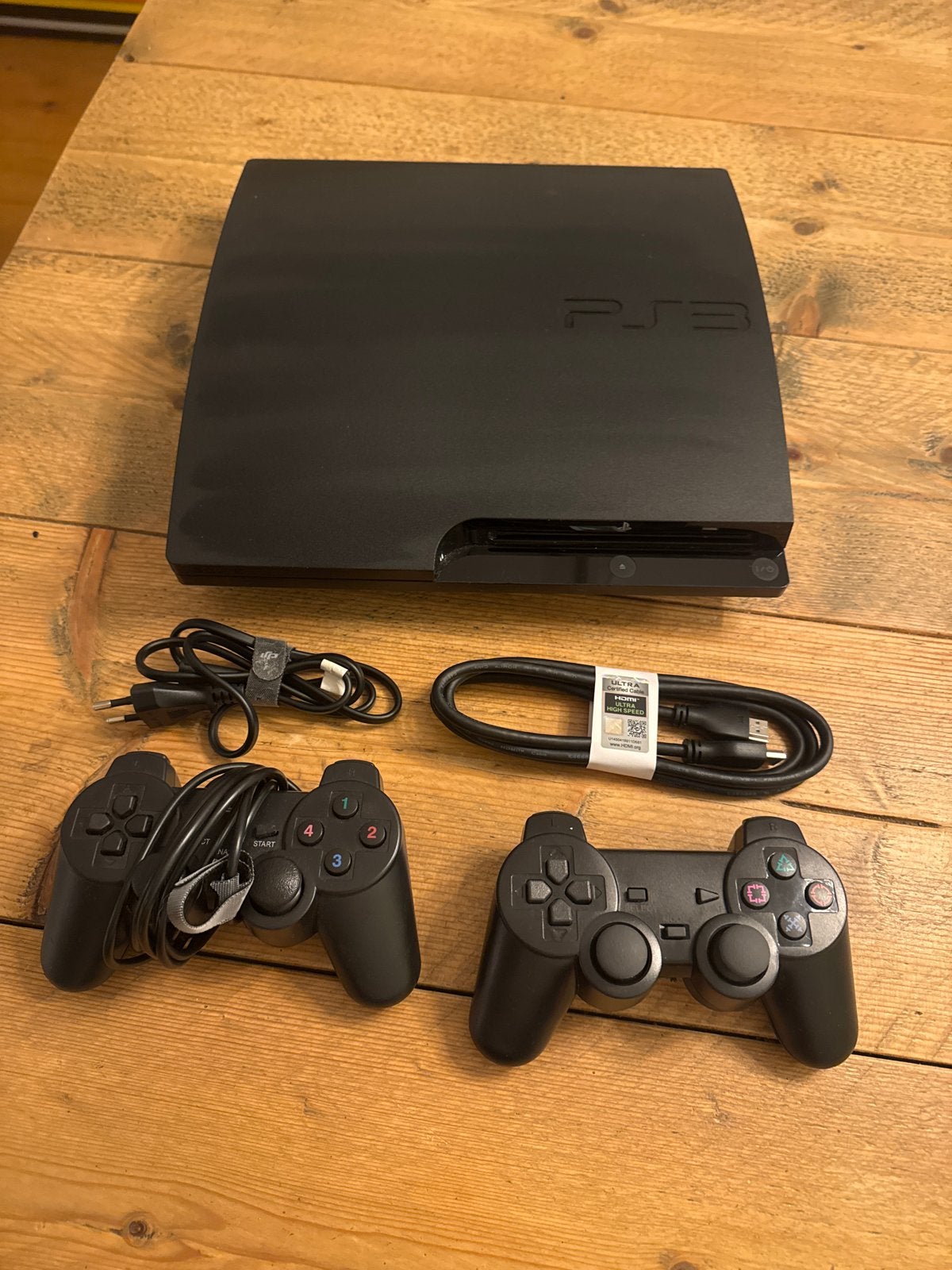 Sony PlayStation 3 Slim PS3 320GB met 2 controllers, Met 2 controllers, Sony, 320 GB, Ophalen of Verzenden