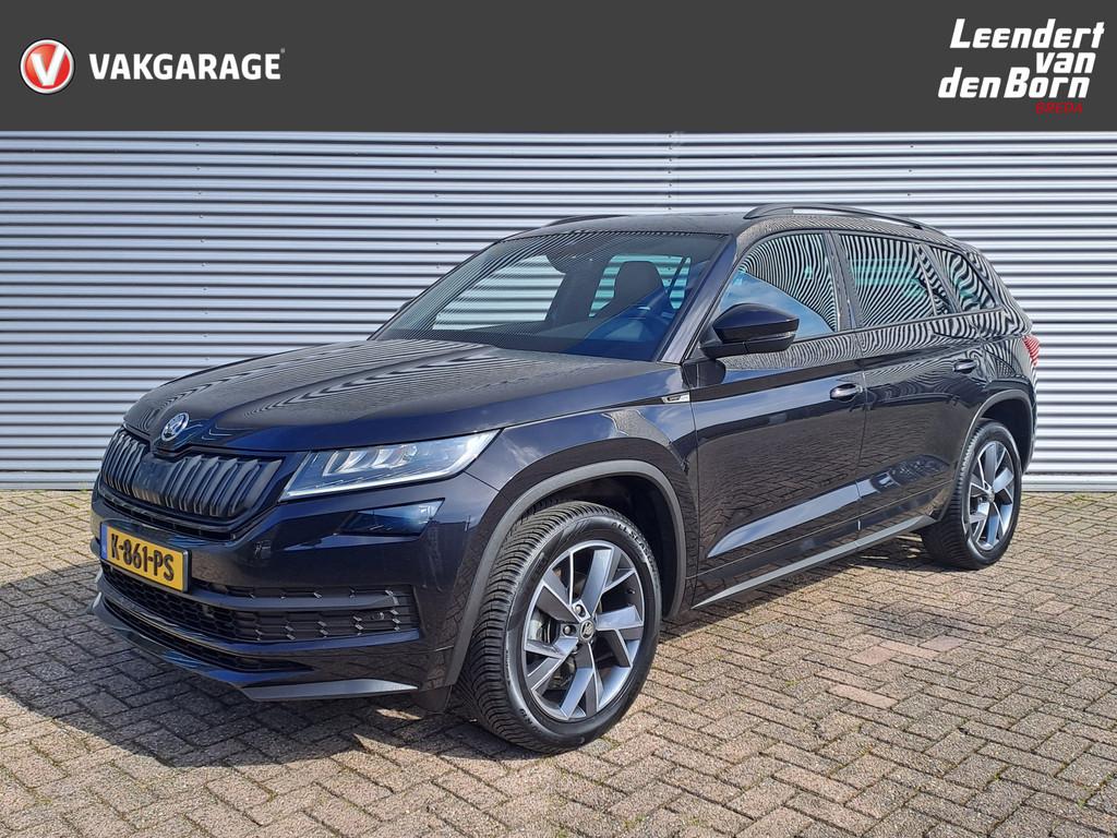Skoda Kodiaq 1.5 TSI Sportline Business | Apple Carplay/Andr, Auto's, Skoda, 12 maanden, Euro 6, 4 cilinders, Zwart