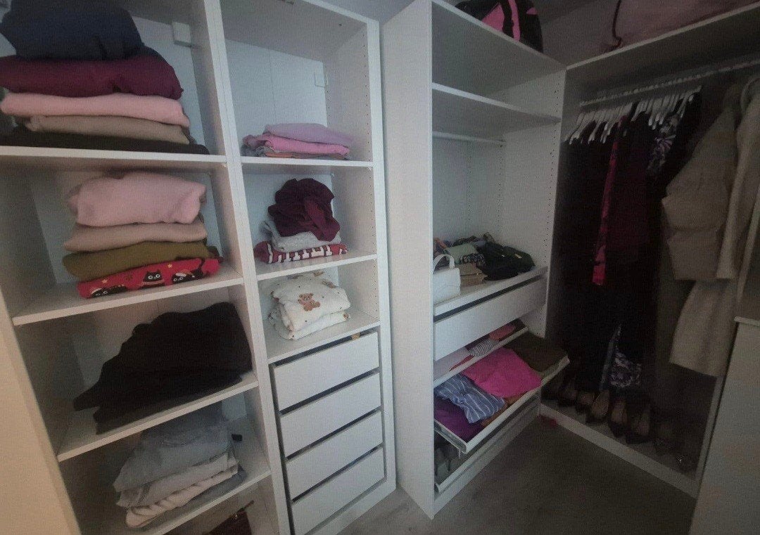 Ikea inloopkast 2 jaar oud wit, Ophalen, Zo goed als nieuw, 50 tot 75 cm, 200 cm of meer