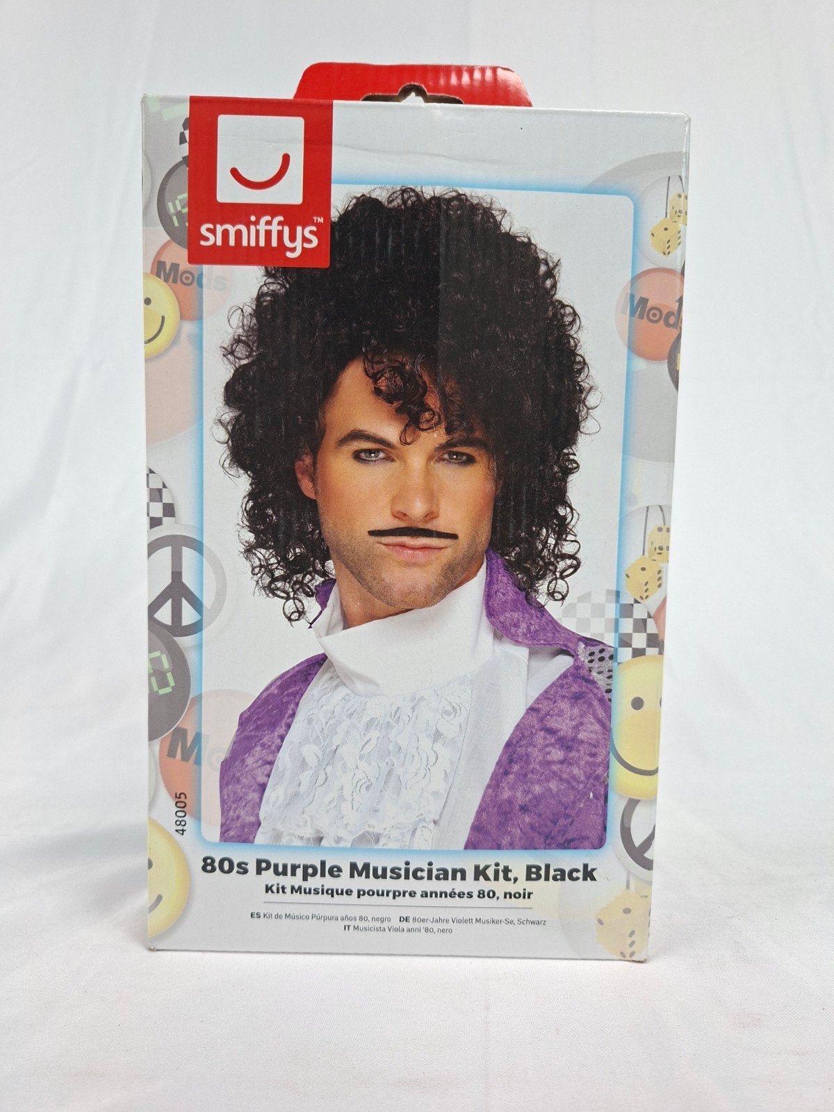 Smiffys, 80's purple musician kit Black, nieuw in verpakking, Kleding | Heren, -, -, Nieuw, Ophalen of Verzenden
