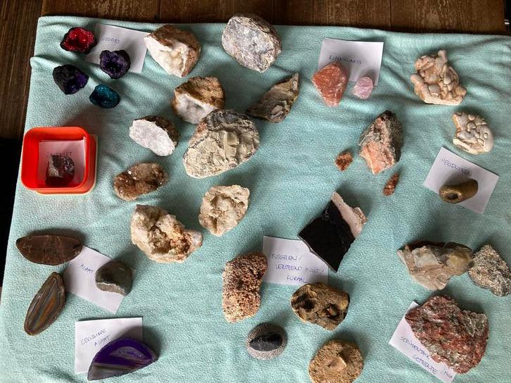 Verzameling stenen, mineralen en fossielen, Ophalen of Verzenden, Mineraal