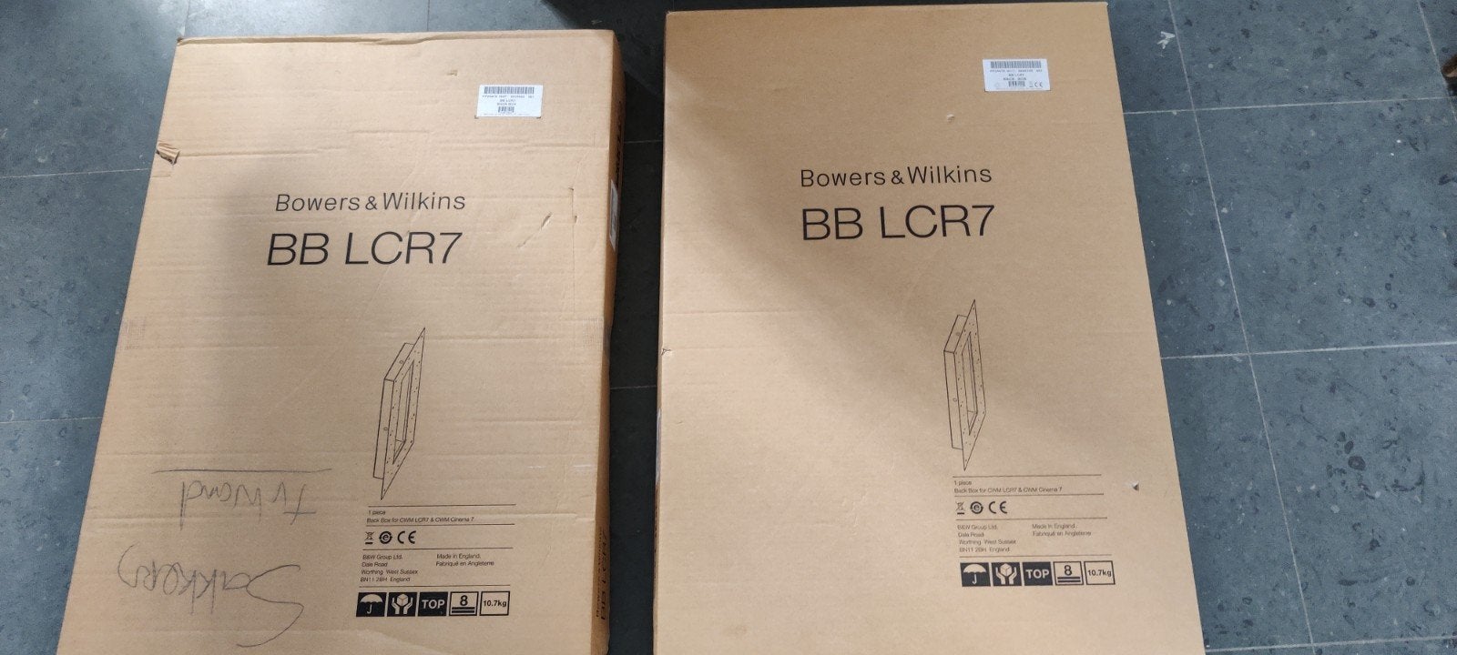 Bowers & Wilkins BB LCR7 Back Box voor CWM LCR7/Cinema 7, Geschikt voor surround/home cinema, Ophalen, Overige typen, Bowers & Wilkins (B&W)