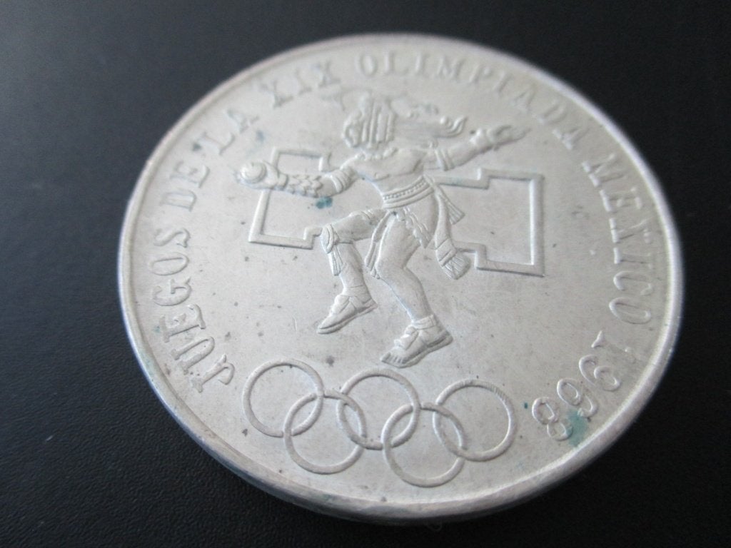 Mexico 25 pesos 1968, Ophalen of Verzenden, Midden-Amerika, Losse munt, Zilver