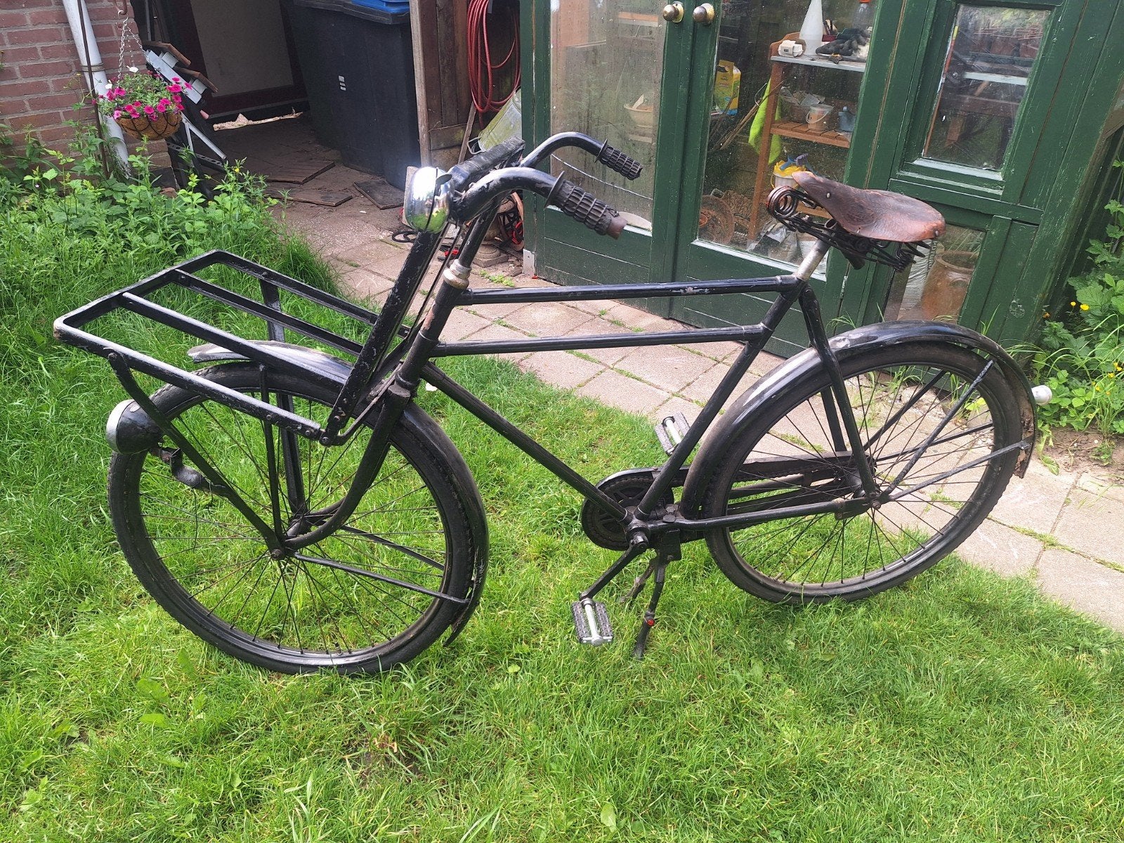 Union Transportfiets jaren 50, Ophalen, Terugtraprem, Union, Jaren '50