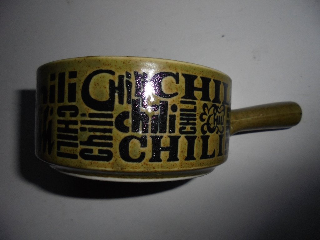 retro CHILI Soepkom jaren 1970 vintage (K-BKO-35), Verzamelen, Ophalen, Huis en Inrichting