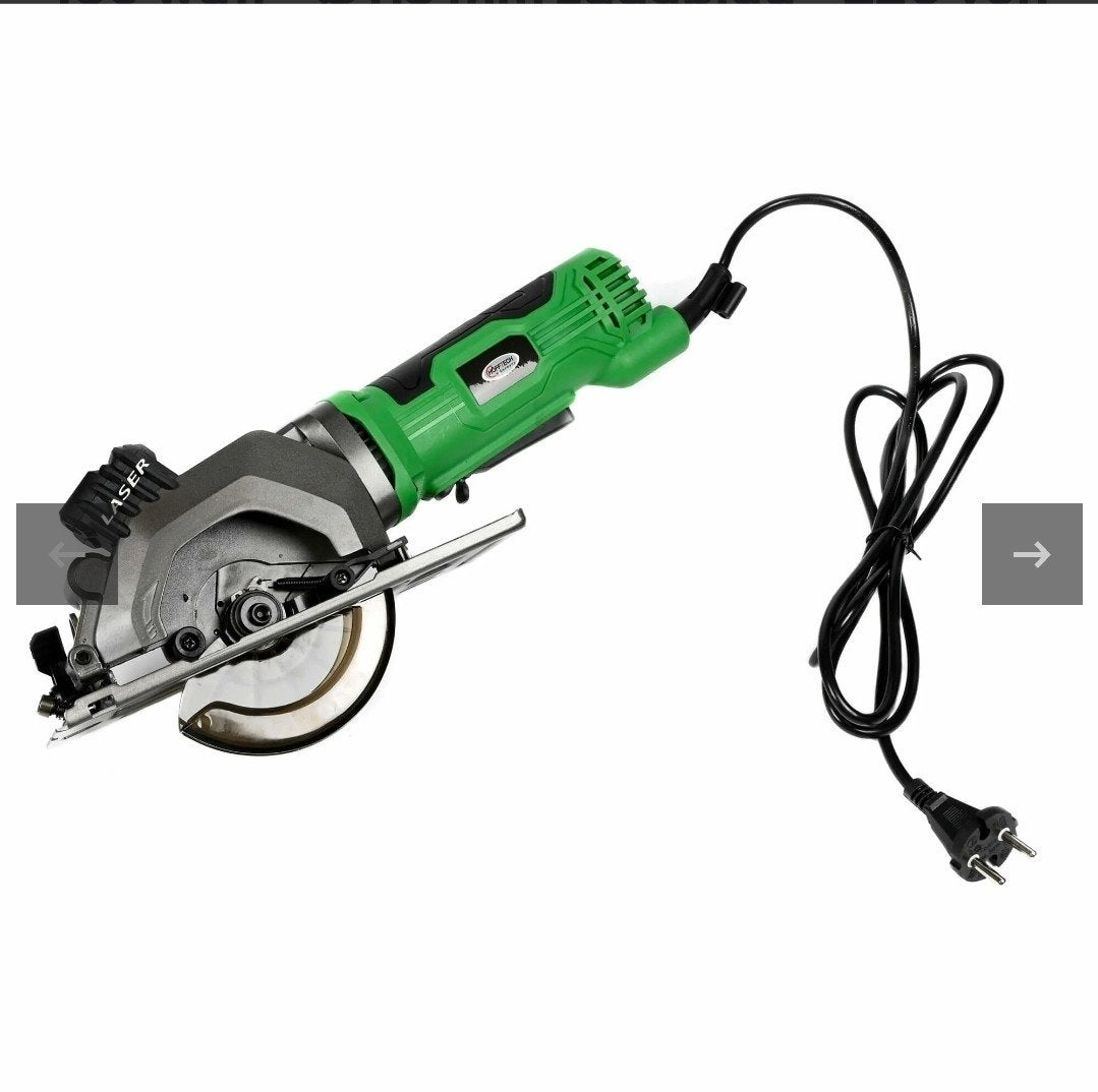Hofftech Compacte Handcirkelzaag 480W - Ø115mm Zaagblad, Doe-het-zelf en Verbouw, Gereedschap | Zaagmachines, Hofftech, Cirkelzaag