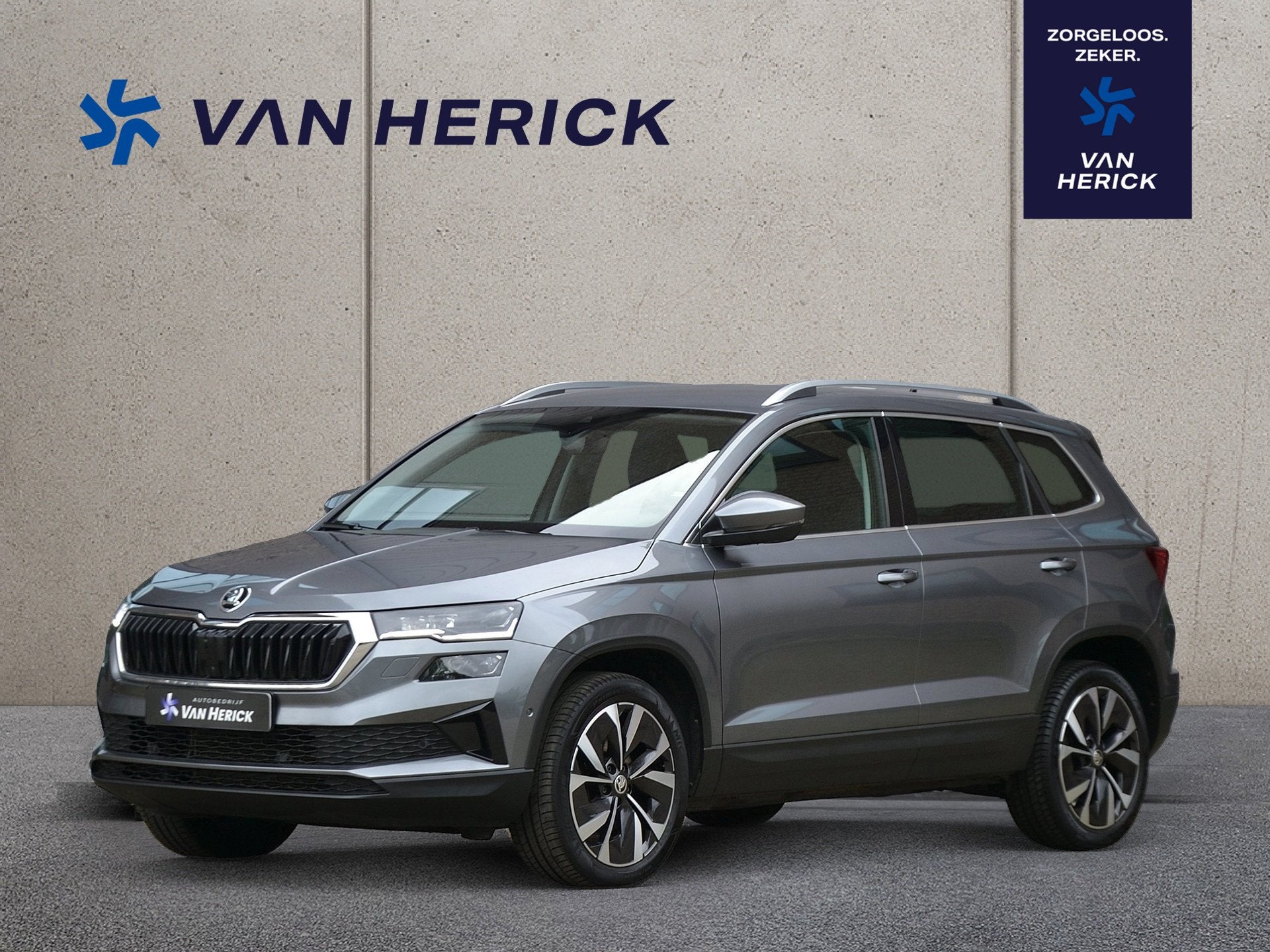 Skoda Karoq 1.5 TSI 150PK Style Automaat | ACC | Winterpakke, Auto's, Stof, Zwart, 1317 kg, Bedrijf
