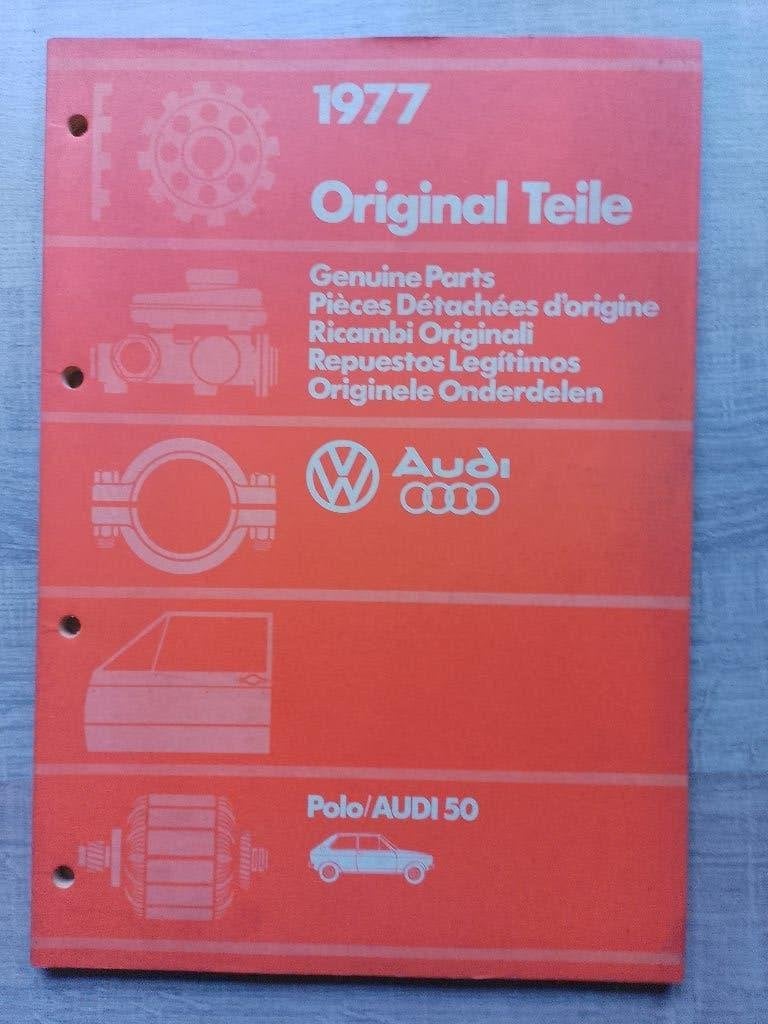 Volkswagen Polo 1 - Audi 50 dealer Onderdelen catalogus, Boeken, Auto's | Boeken, Ophalen of Verzenden, Zo goed als nieuw, Volkswagen