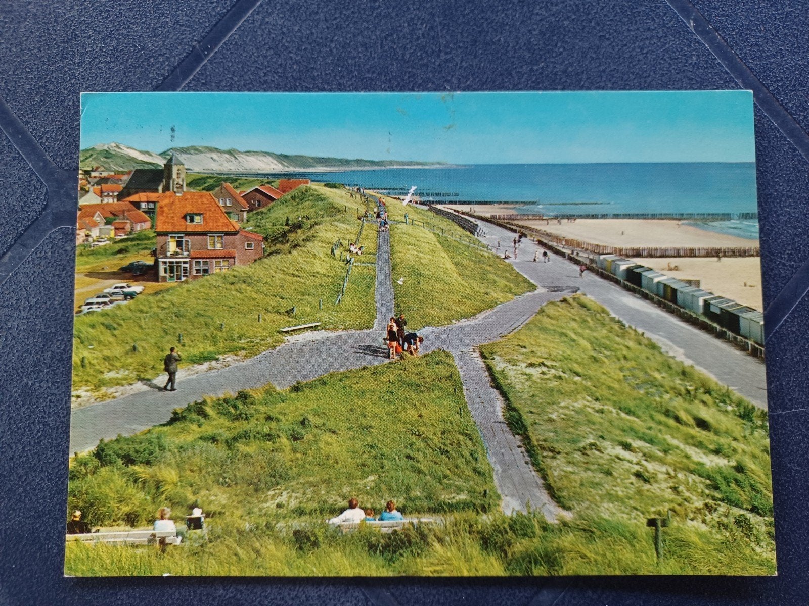 Zoutelande Zee duin landschap 1972, Ophalen of Verzenden, 1960 tot 1980, Gelopen, Zeeland