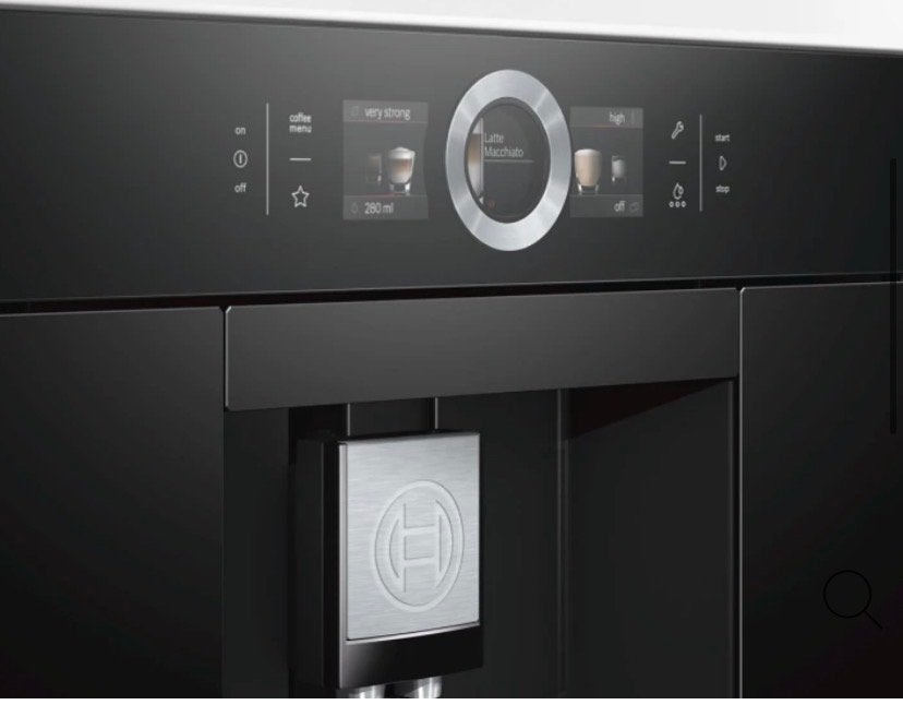 Bosch Inbouw Koffiemachine - Volautomatisch Espresso Apparaa, Ophalen, Afneembaar waterreservoir, Espresso apparaat, Koffiebonen