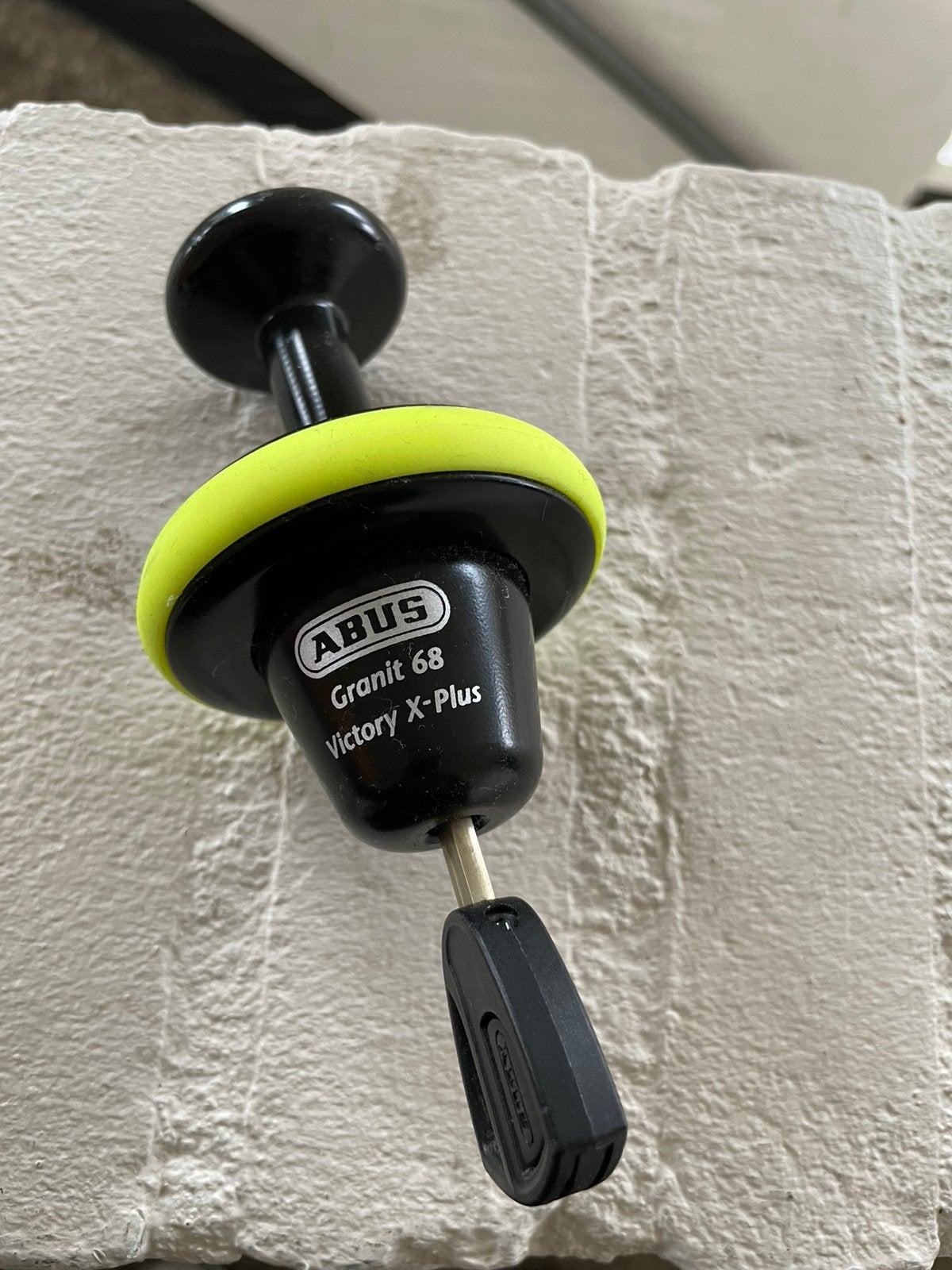 Abus Granit Victory X Plus Schijfremslot Motorslot Slot, Ophalen of Verzenden, Zo goed als nieuw