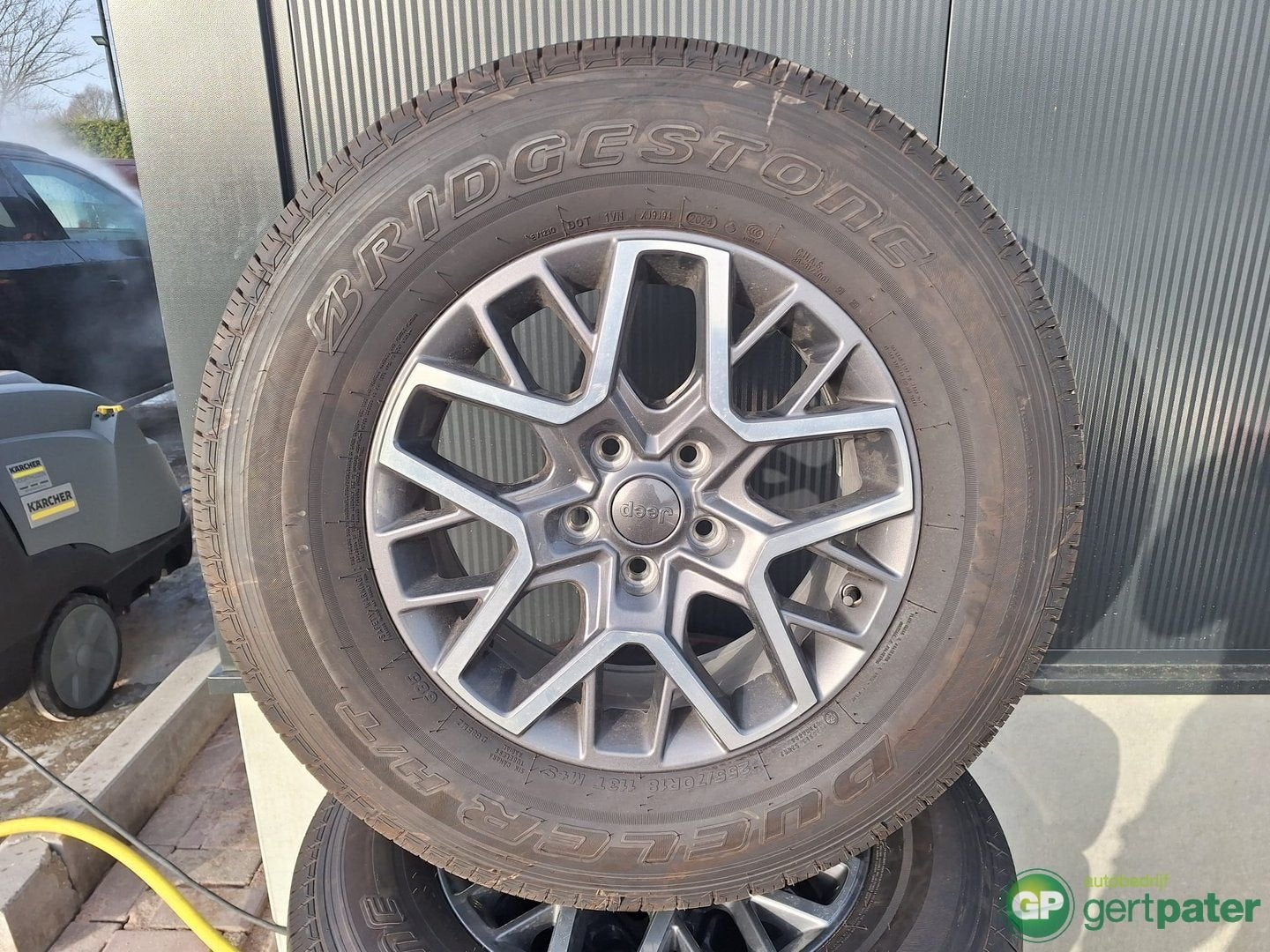 Lichtmetalen velgen 18 inch, winterbanden , Jeep Wrangler, Auto-onderdelen, Banden en Velgen, Ophalen, 18 inch, Gebruikt, -