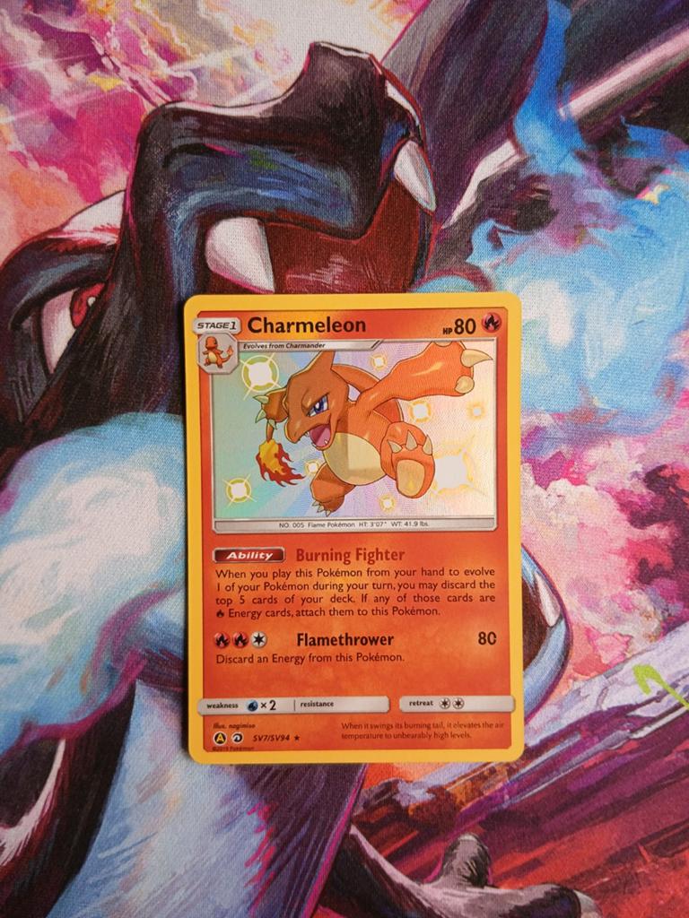 Charmeleon #sv7 Pokémon Hidden fates, Hobby en Vrije tijd, Verzamelkaartspellen | Pokémon, Verzenden, Nieuw, Losse kaart, Foil