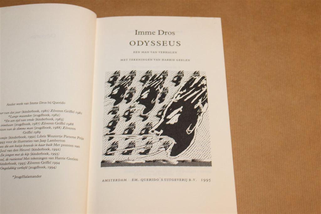 Odysseus — Navertelling met Tekeningen, Imme Dros 1995, Boeken, Ophalen of Verzenden, Gelezen