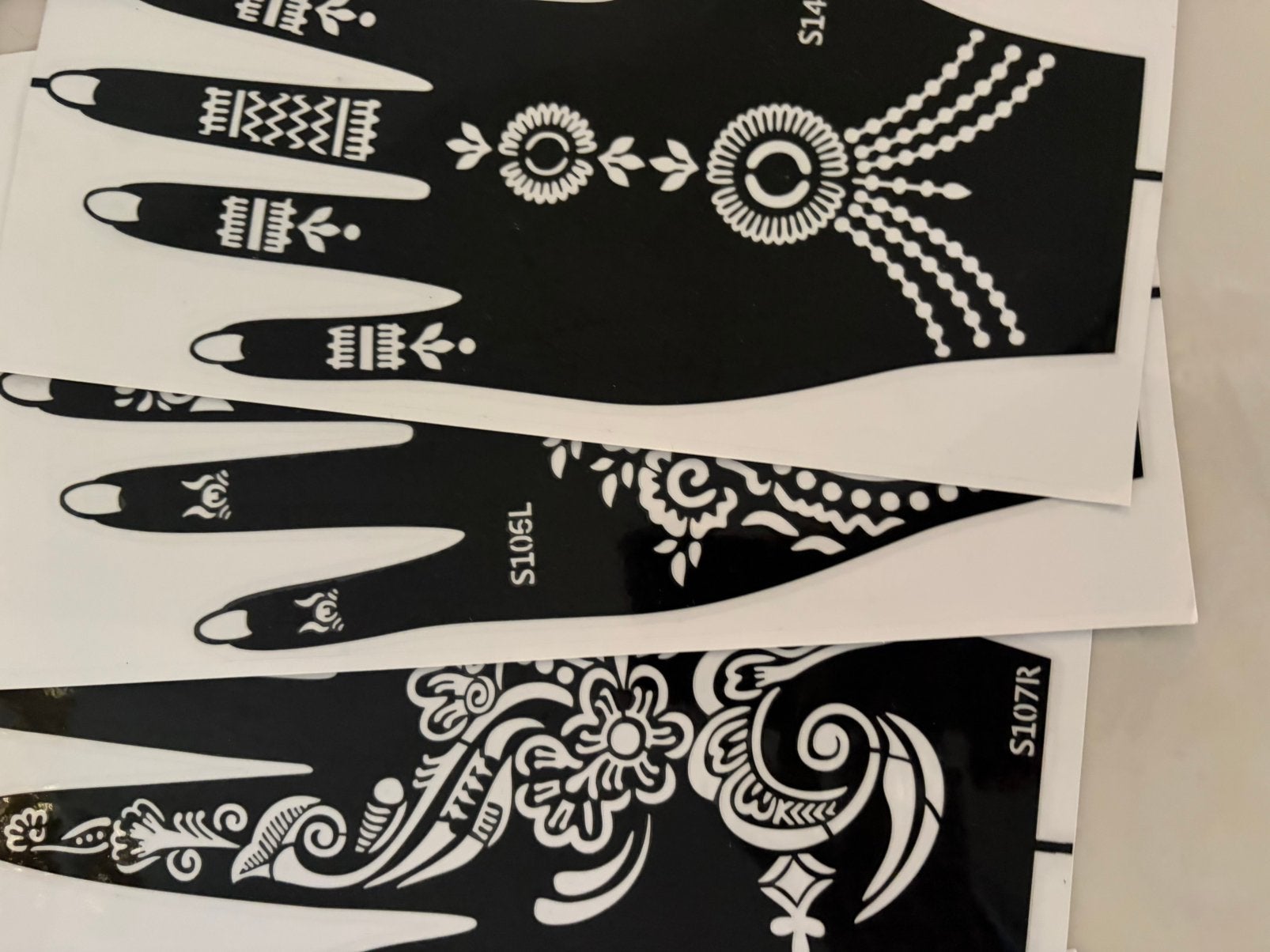 Tattoo&henna stickers, Ophalen of Verzenden