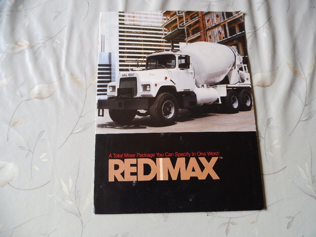 Mack Redmax, betonmixer 1983, Verzenden, Zo goed als nieuw, Overige merken