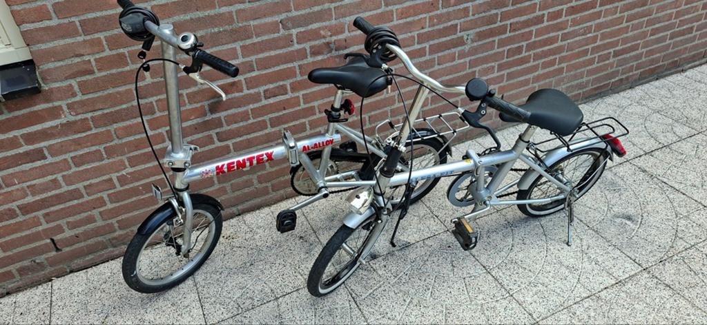 2 x16 inch Vouwfietsen  Verlichting Kabelslot in nette staat, Fietsen en Brommers, Fietsen | Vouwfietsen, Ophalen, Gebruikt, 16 tot 18 inch