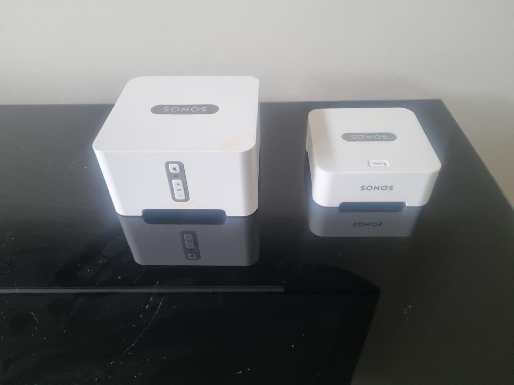 Sonos conect en bridge gen 1 compleet en getest, Ophalen of Verzenden, Zo goed als nieuw, Metaal of Blik, Overige thema's