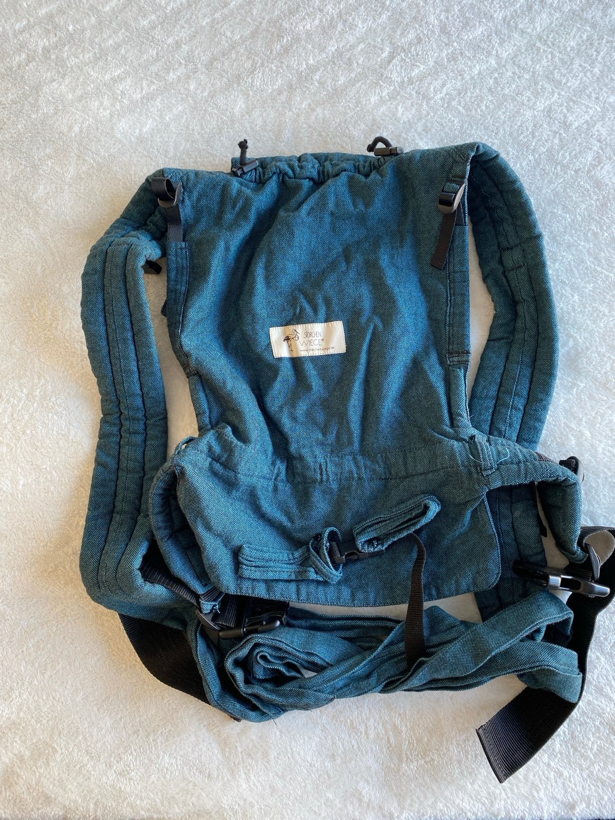 Storchenwiege Half Buckle Draagzak - Perfecte Staat, Overige merken, Buik of Rug, Ophalen of Verzenden, Zo goed als nieuw