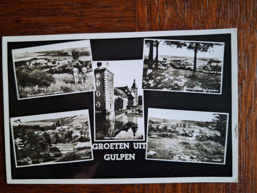 Gulpen - met o.a. kasteel Neubourg, Verzamelen, Verzenden, 1940 tot 1960, Gelopen, Limburg