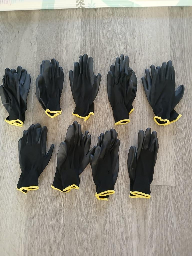 9 paar nieuwe werkhandschoenen, maat S, Ophalen of Verzenden, Nieuw