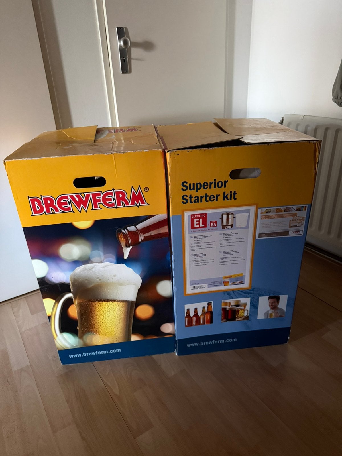 BREWFERM Superior startpakket met Elektrische Brouwketel, Ophalen, Zo goed als nieuw