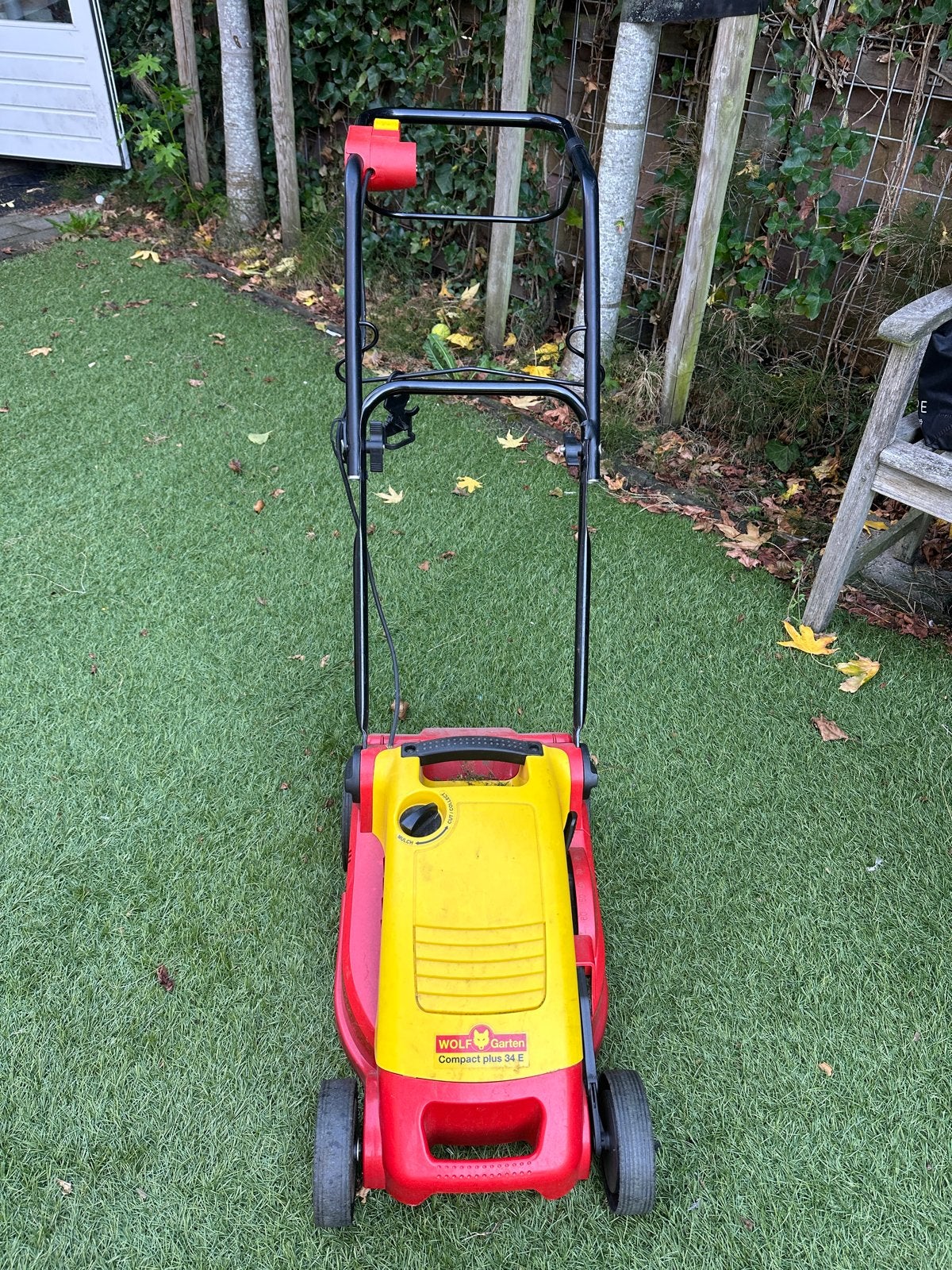 Wolf Garten Compact Plus 34E Elektrische Grasmaaier, Tuin en Terras, Grasmaaiers, Ophalen, Cirkelmaaier, Gebruikt, Elektrische grasmaaier