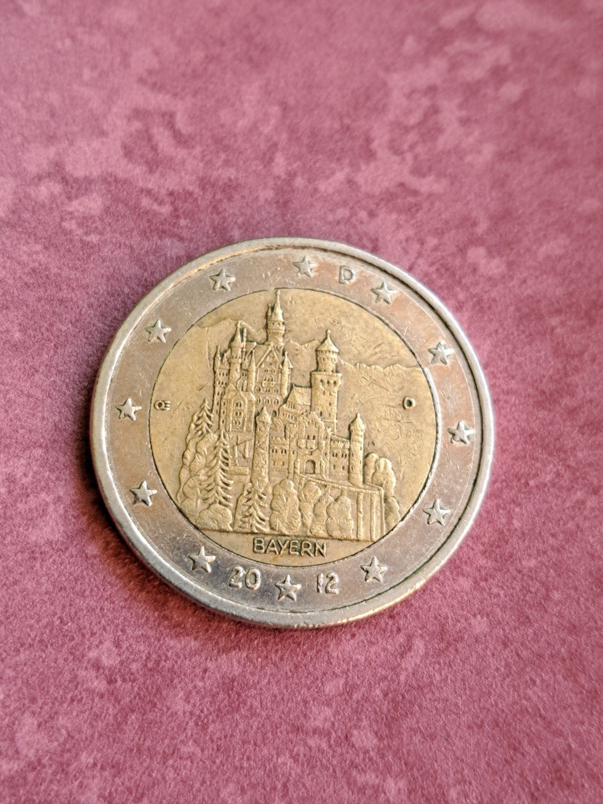 2 euro cc Duitsland 2012 Bayern (D), Postzegels en Munten, Ophalen of Verzenden, Duitsland, 2 euro